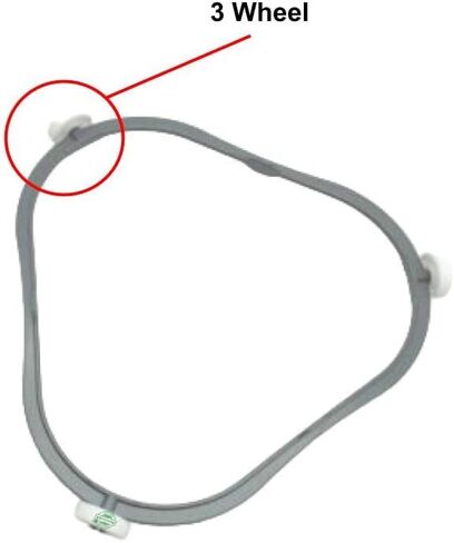 W10679313 CKD2534 حلقة دعم القرص الدوار للميكروويف بطول 8 بوصات تقريبًا بديلة ومتوافقة مع Maytag Jenn-Air Whirlpool KitchenAid Heavy DUTY in Kuwait