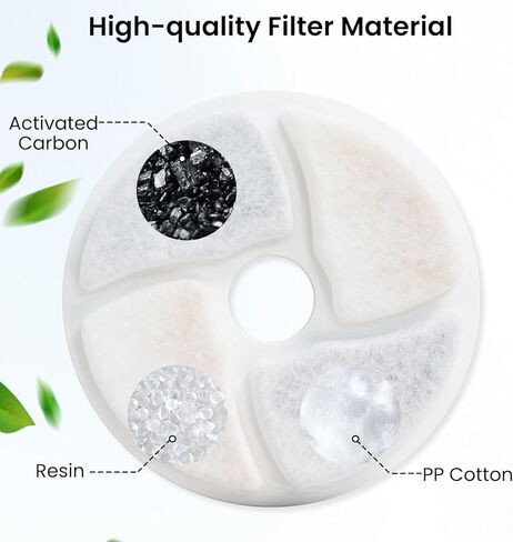 4 Filters Cat Water Fountain, Pet Drinking Dispenser in Saudi Arabia