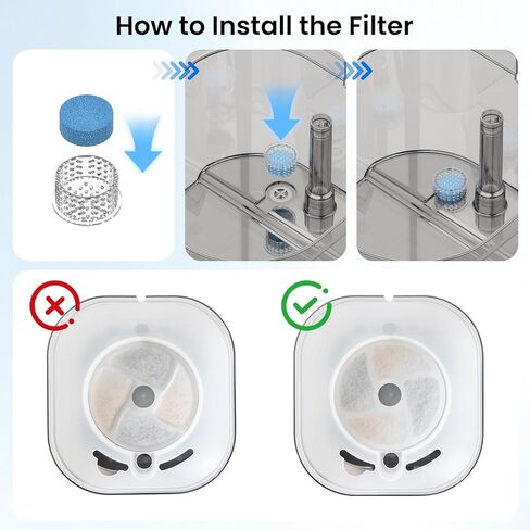 4 Filters Cat Water Fountain, Pet Drinking Dispenser in Saudi Arabia