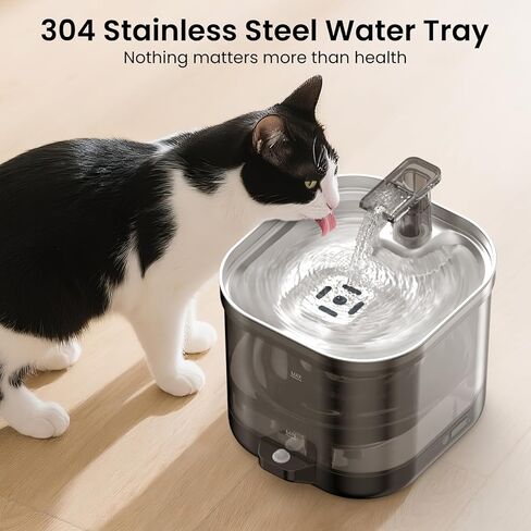 4 Filters Cat Water Fountain, Pet Drinking Dispenser in Saudi Arabia
