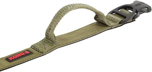 KONG Ultra Durable Padded Comfort Handle Dog Collar (Large, Green) in Kuwait