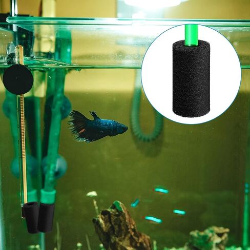 6-Pack Pre-Filter Sponge for Aquarium Shrimp Fry Fish Tank Filter 0.8" Intake, Aquarium Pre Filter Sponge, High-Porosity Foam Roll Replacement Foam Cover, Easy to Clean in Kuwait