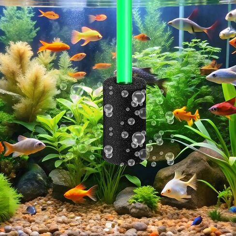 6-Pack Pre-Filter Sponge for Aquarium Shrimp Fry Fish Tank Filter 0.8" Intake, Aquarium Pre Filter Sponge, High-Porosity Foam Roll Replacement Foam Cover, Easy to Clean in Kuwait