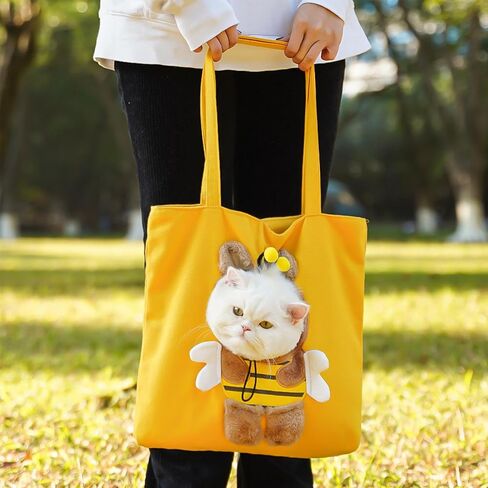 Pet Carrier for Dogs - Cartoon Pet Carrier Bag - Puppy Outgoing Shoulder Purse,for Travel Hiking Airplane Camping Indoor Winter Commuting in Kuwait