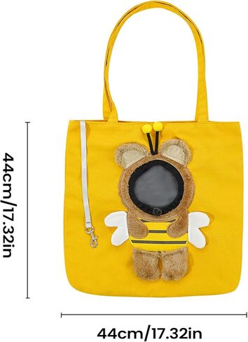 Pet Carrier for Dogs - Cartoon Pet Carrier Bag - Puppy Outgoing Shoulder Purse,for Travel Hiking Airplane Camping Indoor Winter Commuting in Kuwait