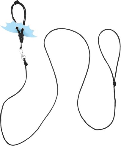 Tofficu Adjustable Blue Reptile Traction Rope and Lizard Harness Leash Set for Small Bearded Dragons Outdoor Walking Pet Supplies in Kuwait