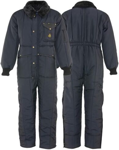 RefrigiWear Unisex Iron-Tuff Insulated Coveralls, Comfort Rating of -50°F, (Navy, 4X-Large) in Saudi Arabia