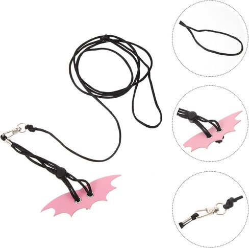 Cabilock Adjustable Wear-Resistant Small Reptile Harness and Leash Set Outdoor Walking Rope for Small Pets (Pink) in Kuwait