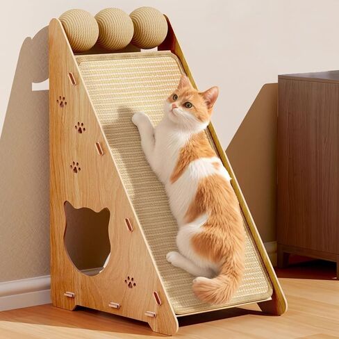 Cat Toy, Cat Scratcher, Reversible Infinity Style Magic Organ, Scratch-Resistant and Abrasion-Resistant, Foldable Cat Toys for Indoor Cats in Saudi Arabia