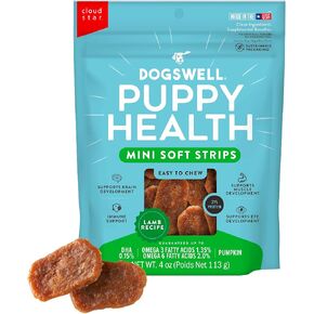 Dogswell Lifestage Puppy Treats شرائح صغيرة ناعمة من لحم الضأن، 4 أونصة in Kuwait