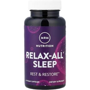 MRM Nutrition Relax-All ® | Relaxation + Calmness | Restful Sleep | GABA + L-Theanine + Ashwagandha| Vegan + Gluten Free | 15 Servings in Kuwait