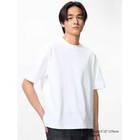 Uniqlo بوكسي اقتصاص تي شيرت in Kuwait