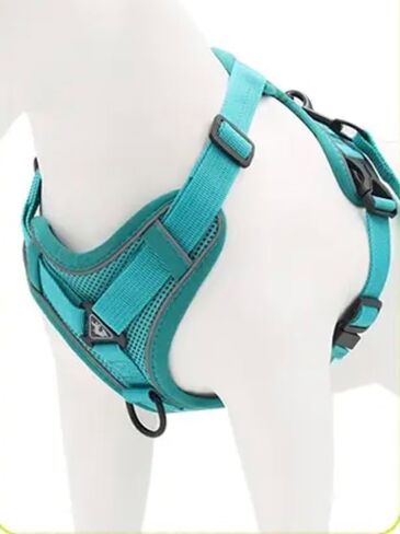 Pinewaterheights No Pull Dog Harness – Adjustable Easy Walk Pet Harness for Small, Medium & Large Dogs – Reflective, Comfortable, Front Clip Training Vest (Red, Medium) in Kuwait
