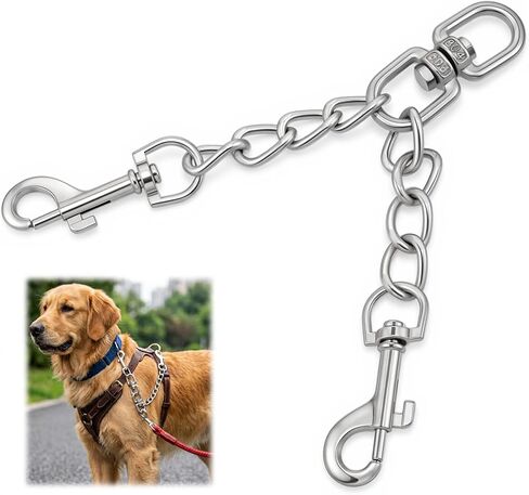 Prong Collar Safety Clip, Safety Clip for Dog Collar, Dual Clasp Pet Leash Backup, Collars Harness Connector for Medium Large Breeds in Kuwait