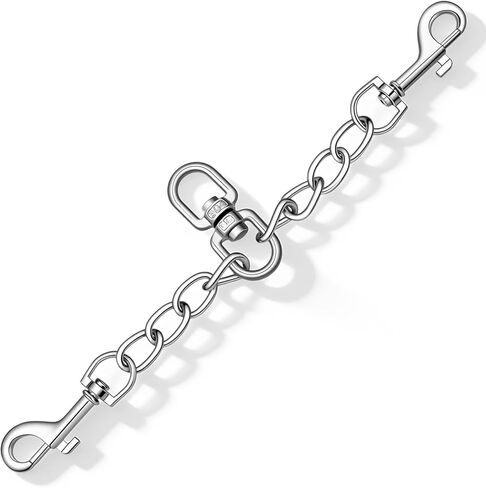 Prong Collar Safety Clip, Safety Clip for Dog Collar, Dual Clasp Pet Leash Backup, Collars Harness Connector for Medium Large Breeds in Kuwait