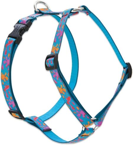 LupinePet Originals 3/4" Wet Paint 20-32" Adjustable Roman Dog Harness for Medium Dogs in Kuwait