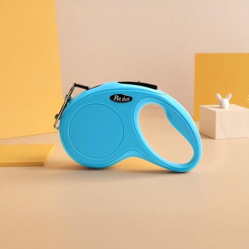 Retractable Dog Leash 3M/5M, Tangle-Free & Chew-Resistant Automatic Leash for Small Medium Dogs, Adjustable Pet Lead for Easy Walking and Training in Kuwait