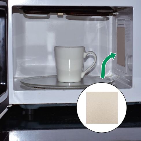 4 Pieces Microwave Waveguide Cover Small Microwave Cover Mica Sheets for Microwaves Oven Repairing Part, Microwaves Accessories for Cooking Free Cutting According to The Required Size, 130x130mm in Kuwait
