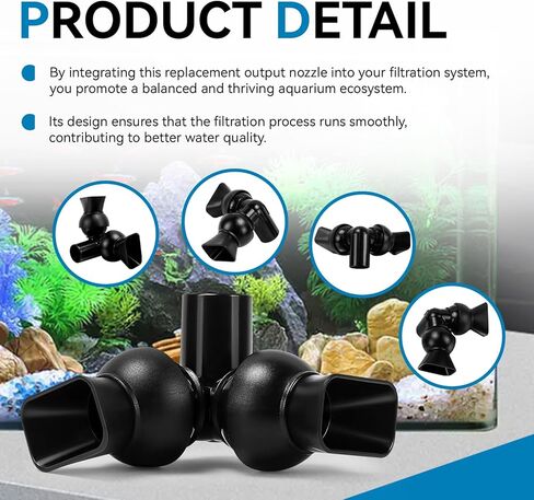 استبدال فوهة إخراج Fluval تناسب مرشحات Fluval FX4/FX5/FX6 عالية الأداء (A214، A218، A219)، قطع غيار FX5/FX6، موديل A20226 in Kuwait
