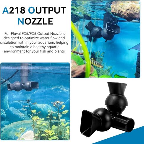 استبدال فوهة إخراج Fluval تناسب مرشحات Fluval FX4/FX5/FX6 عالية الأداء (A214، A218، A219)، قطع غيار FX5/FX6، موديل A20226 in Kuwait