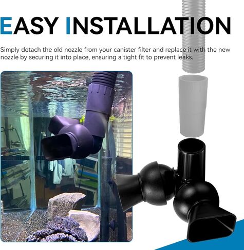 استبدال فوهة إخراج Fluval تناسب مرشحات Fluval FX4/FX5/FX6 عالية الأداء (A214، A218، A219)، قطع غيار FX5/FX6، موديل A20226 in Kuwait