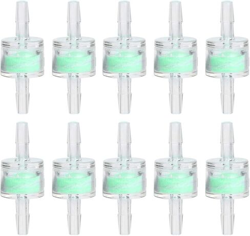 GLOGLOW 10PCS Aquarium Hose Filters, Small Fish Tank Silicone Tube Filter External Connector Filtration Supplies(4mm) in Kuwait