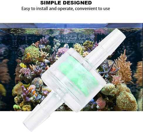 GLOGLOW 10PCS Aquarium Hose Filters, Small Fish Tank Silicone Tube Filter External Connector Filtration Supplies(4mm) in Kuwait