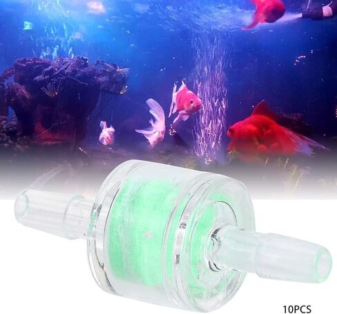 GLOGLOW 10PCS Aquarium Hose Filters, Small Fish Tank Silicone Tube Filter External Connector Filtration Supplies(4mm) in Kuwait