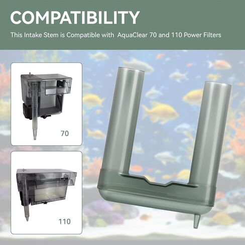 جذع مدخل حوض السمك لـ AquaClear 70، 110 مرشحات الطاقة، قطعة استبدال فلتر حوض السمك، A16350 in Kuwait