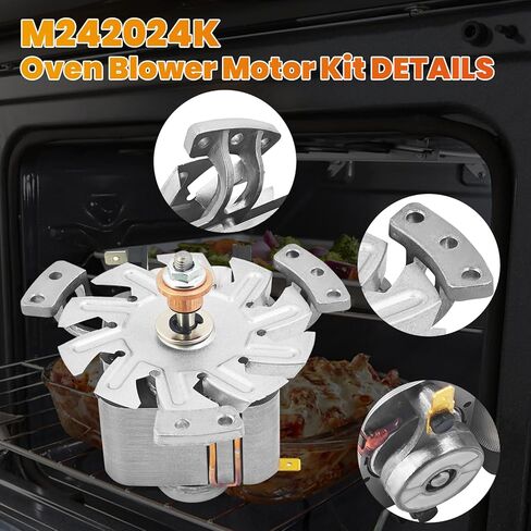 M242024K مجموعة محرك منفاخ الفرن 50/60 هرتز لاستبدال موفات E22M3 E25 E25B E25MS E31 E311MS E31D4 E32 P10M P12M P8M أفران الحمل الحراري، MOFM013431 MOFM013431K 800-9350 in Kuwait