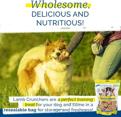 PCI Pet Center Inc. - حلوى الدجاج المقرمشة للكلاب - 100% قطع من صدور الدجاج المجففة الخام الحقيقية للكلاب الصغيرة والمتوسطة والكبيرة - كيس 8 أونصة in Kuwait