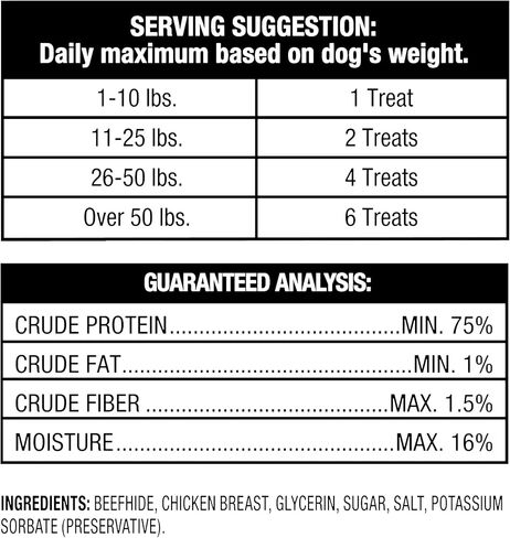 Beefhide Rolls Coated with Real Chicken, 20.95 oz Bag, 36 Count, Long-Lasting Chew Sticks, Promotes Chewing Habits, for All Dog Breeds, Medium Chew, Resealable Packaging by Ol-Roy in Kuwait