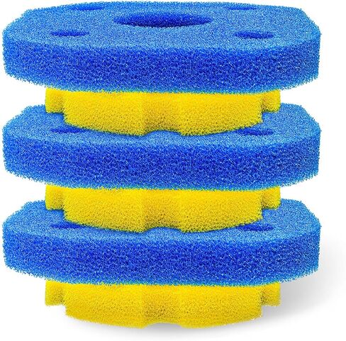 6Pack Sponge Filter Replacement for VIVOHOME Pond Filter 2380 GPH 2630 GPH or VIVOGROW 2380/2630 GPH Bio Pressure Pond Filter Media Pads for Sunsun CPF-250/180 for Outdoor Ponds, Koi Ponds in Kuwait