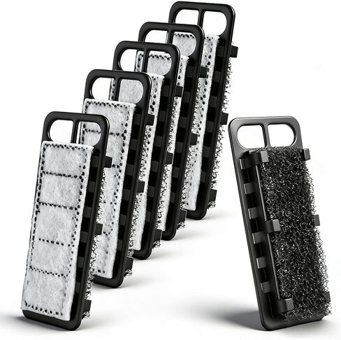6 Pack Fish Tank Filter Cartridges, 3-Stage Filtration (6) in Kuwait
