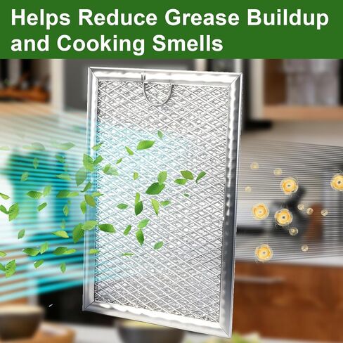 3PCS Microwave Grease Charcoa Filter Replacement Compatible with GE JVM1540SM1SS JVM1540SM2SS JVM3160DF8BB JVM3160DF8CC JVM3160DF8WW JVM3160RF8SS in Kuwait