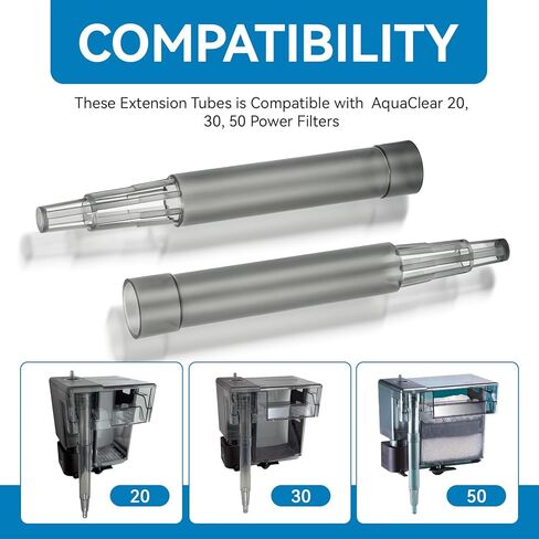 استبدال أنبوب تمديد مدخل الفلتر لأنبوب تمديد AquaClear لأجزاء مرشح الطاقة 20، 30، 50، Aquaclear Aquarium Filter in Kuwait