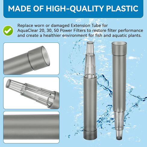 استبدال أنبوب تمديد مدخل الفلتر لأنبوب تمديد AquaClear لأجزاء مرشح الطاقة 20، 30، 50، Aquaclear Aquarium Filter in Kuwait