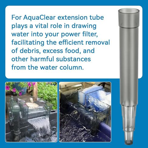 استبدال أنبوب تمديد مدخل الفلتر لأنبوب تمديد AquaClear لأجزاء مرشح الطاقة 20، 30، 50، Aquaclear Aquarium Filter in Kuwait