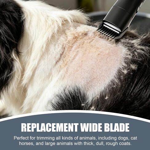 3Pack Dog Grooming Wide Blade,Detachable Pet Dog Grooming Blades,Compatible with Andis,Oster A5,Wahl km10 Clippers.（4FW+5FW+7FW） in Kuwait