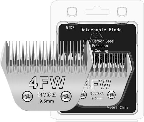 3Pack Dog Grooming Wide Blade,Detachable Pet Dog Grooming Blades,Compatible with Andis,Oster A5,Wahl km10 Clippers.（4FW+5FW+7FW） in Kuwait
