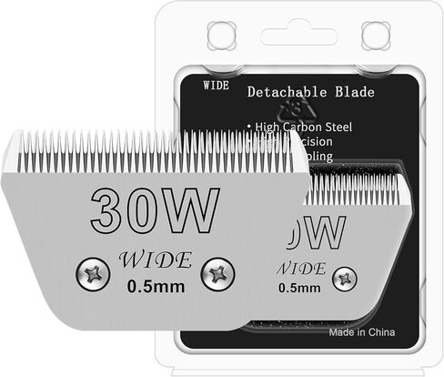 3Pack Dog Grooming Wide Blade,Detachable Pet Dog Grooming Blades,Compatible with Andis,Oster A5,Wahl km10 Clippers.（4FW+5FW+7FW） in Kuwait