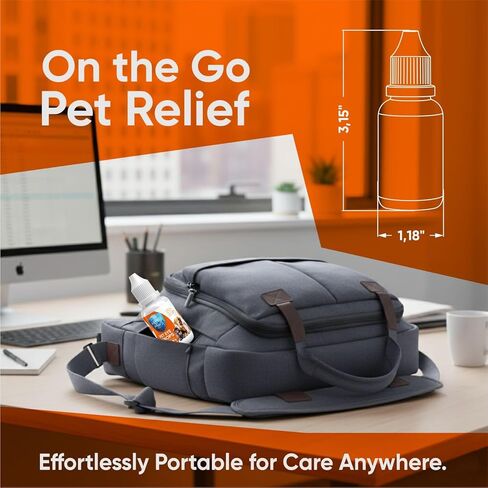Dog Eye Drops - Cat Eye Drops 1 fl oz – Vet Recommended Pet Eye Drops to Clean and Soothe Eye Infections, Allergies, Dry & Pink Eyes, Tear Stain Remover for Dogs, Cats, Horses & Birds (30 ml) in Kuwait