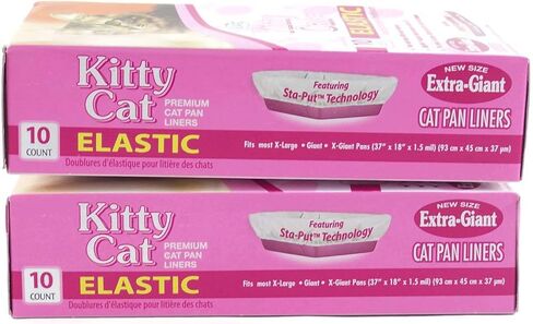 AlfaPet Extra-Giant Elastic Sta-Put Litter Box Liners 10 Count (Pack of 2) in Kuwait