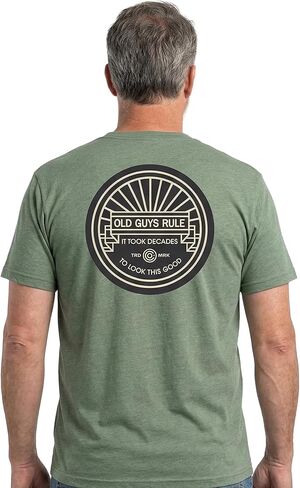 OLD GUYS RULE Men's Graphic T-Shirt, It Took Decades to Look This Good - Father's Day, Birthday Gift - Classic Novelty Tee in Saudi Arabia