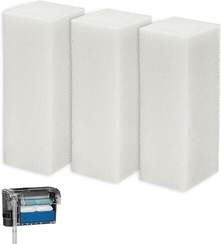 A623 Aquarium Foam Insert Compatible with AquaClear 110 Gallon Filter, Replacement Filters Sponge Pads Fish Tank Filter Maintenance Kit (Pack of 3) in Kuwait