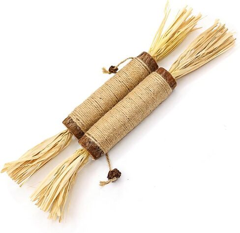 2 Pcs Natural Huge Silvervine Sticks Cat Toys - Large Catnip Toys Indoor Cats Interactive Matatabi Dental Care Teething Chew Toys for Cats and Kittens Who Love to Chew in Kuwait