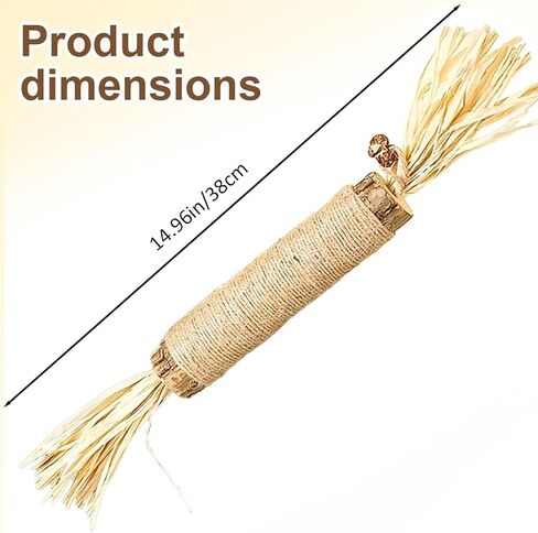 2 Pcs Natural Huge Silvervine Sticks Cat Toys - Large Catnip Toys Indoor Cats Interactive Matatabi Dental Care Teething Chew Toys for Cats and Kittens Who Love to Chew in Kuwait
