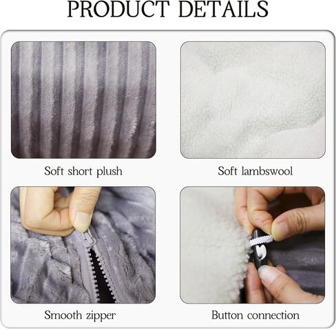 Cat Tunnel Bed for Indoor Cats, Large Cat Tube & Dog Tunnel Bed with Washable Cushion, Square Luxury Velvet Peekaboo Cat Cave & Cat Donut for Kitten/Puppies/Rabbits, Grey XL 39"x30"x11" in Kuwait