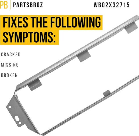 PartsBroz WB02X32715 Microwave Exhaust Vent Adapter - Compatible With General Electric Hotpoint Microwave - Replaces AP6874030 WB06X10568 WB06X10371 WB6X10371 PS12709817 Ultra Durable Replacement in Kuwait