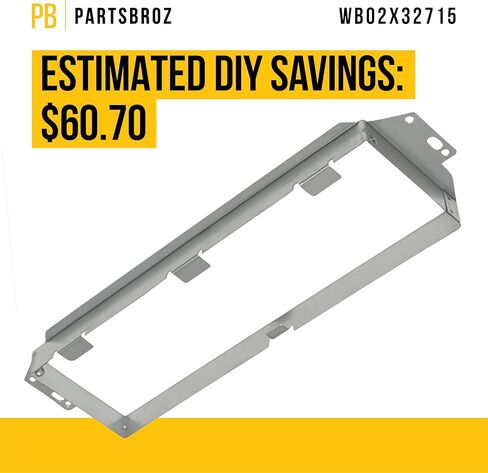 PartsBroz WB02X32715 Microwave Exhaust Vent Adapter - Compatible With General Electric Hotpoint Microwave - Replaces AP6874030 WB06X10568 WB06X10371 WB6X10371 PS12709817 Ultra Durable Replacement in Kuwait